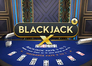 Blackjack X 6 - Azure - NEXTSLOT777